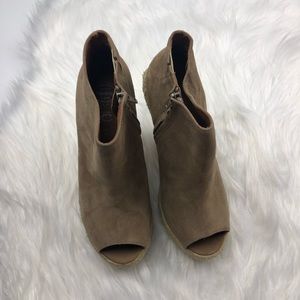 Jeffrey Campbell Shoes - Jeffrey Campbell Suede Espadrille Wedge Booties Jeffrey Campbell Shoes - Jeffrey Campbell Suede Espadrille Wedge Booties